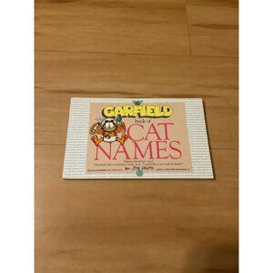 Garfield Book Of Cat Names By Jim Davis